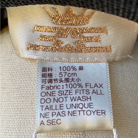 Gorgeous Derby Hat Flax Black W/Fuchsia Feathers - Picture 10 of 15